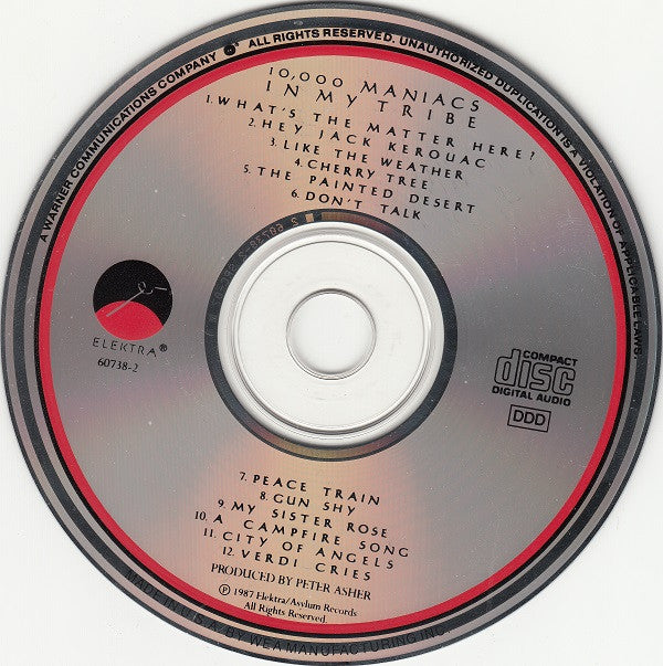 10,000 Maniacs – In My Tribe CD Online Alternative Rock 1987 US (CD, Album, SRC)