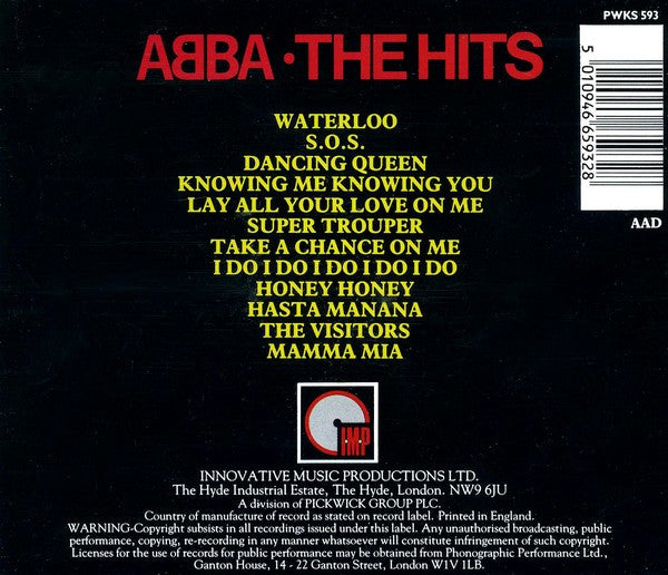 ABBA – The Hits Box Europop Disco Used Music CDs 3xCD 1992 UK