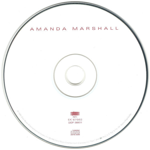 Amanda Marshall – Amanda Marshall Used CD's for Sale Online 1996 US