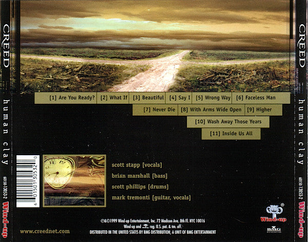 Creed – Human Clay Alternative Rock Buying Music CDs Online 1999 US