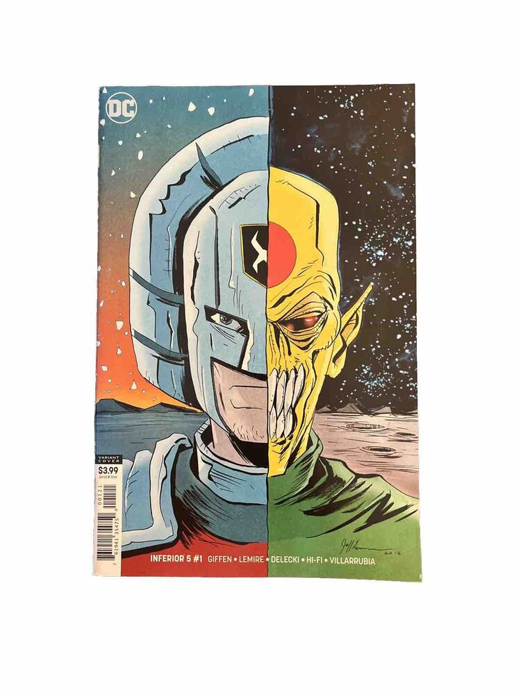 DC Comics INFERIOR 5 #5 first printing Jeff Lemire cover B variant