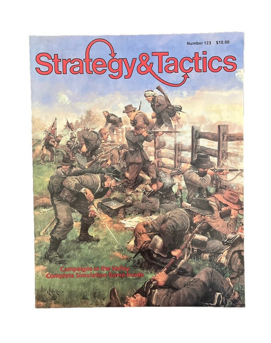 Strategy & Tactics History Wargame Magazine #123 Campaigns In The Valley