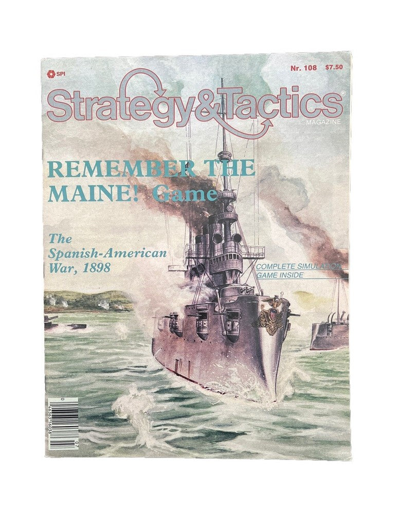 Strategy & Tactics Historical Wargame Magazine #108 1986 Remember the Maine