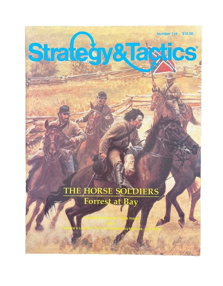 Strategy&Tactics History Wargame Magazine #119 The Horse Soldiers Forrest At Bay