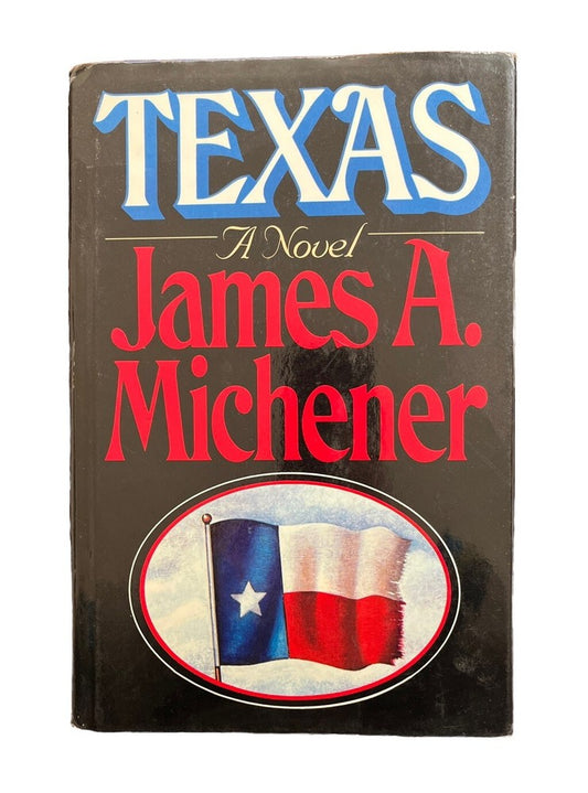 Texas A Novel by James A. Michener (1985 HC) Topic: Historical novel Book