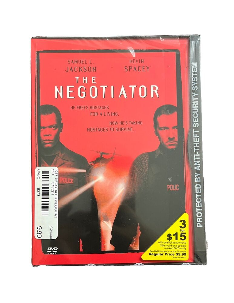 Vintage Collectable Action Movie The Negotiator (DVD, 1998)
