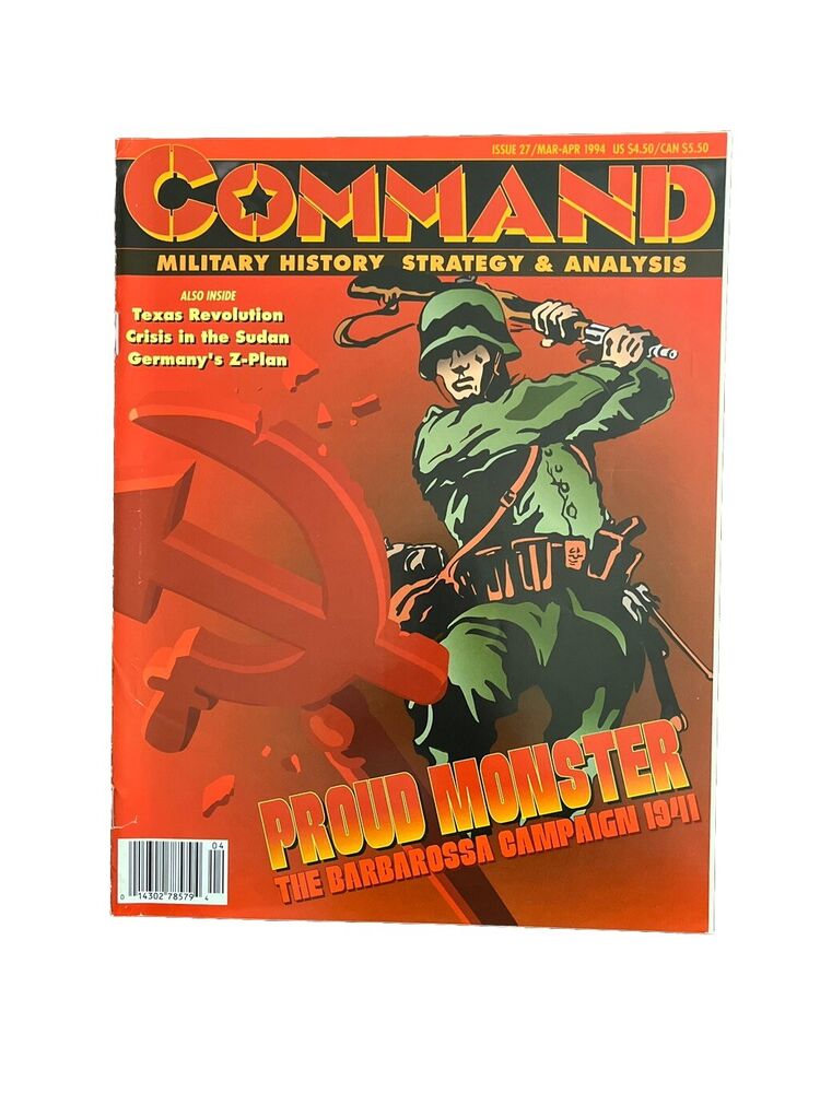 XTR Collectable Command Military History Magazine #27 1994 - Proud Monster