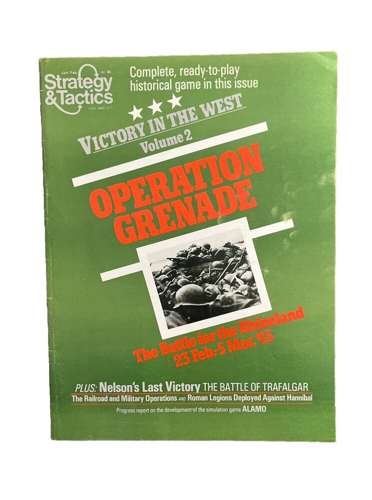 Strategy&Tactics Magazine #84 - Operation Grenade The Battle For The Rhineland