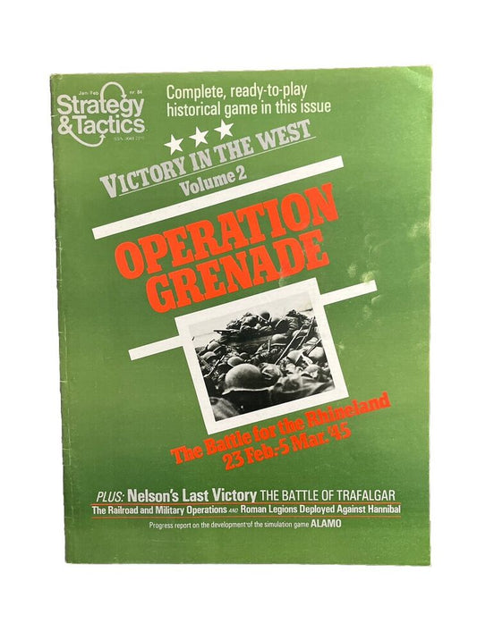Strategy&Tactics Magazine #84 - Operation Grenade The Battle For The Rhineland