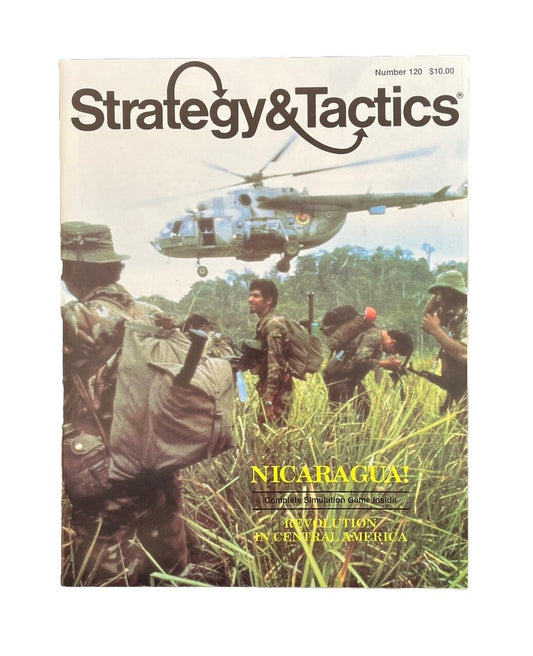 Strategy &Tactics Wargame Magazine #120 NICARAGUA! Revolution In Central America