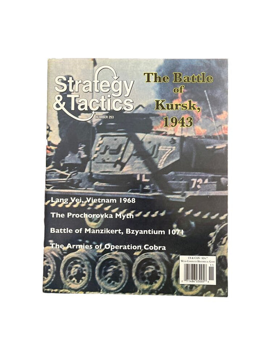 Strategy &Tactics Magazine With Complete War Game #253-The Battle Of Kursk,1943