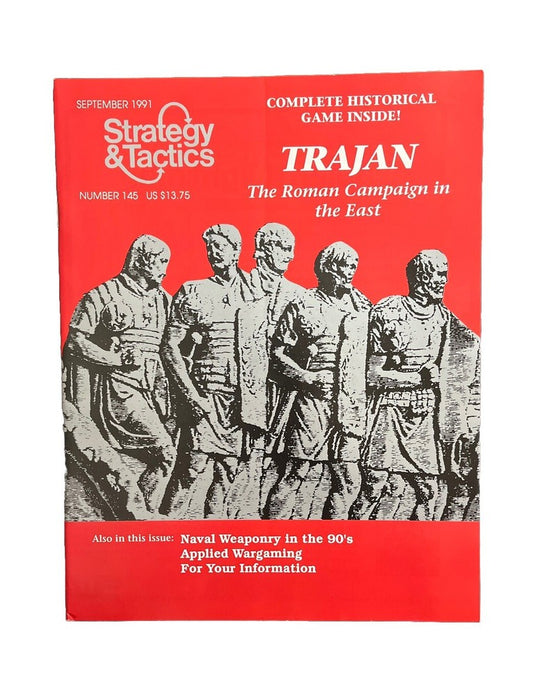 Strategy&Tactics Wargame Mag #145 1991 Trajan The Roman Campaign In The East