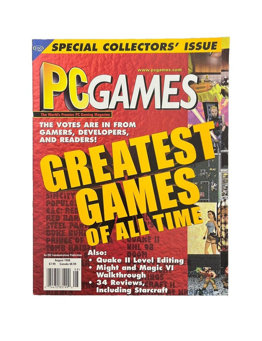 Vintage Collectable PC Games Magazine Greatest Games of All Vol.5 No.6 1998