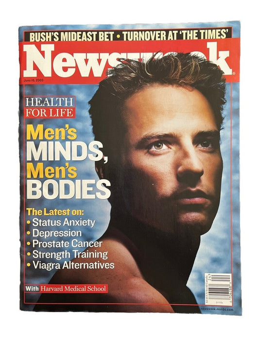 Vintage Collectable Newsweek Magazine June 16 2003 Mens Minds Mens Bodies