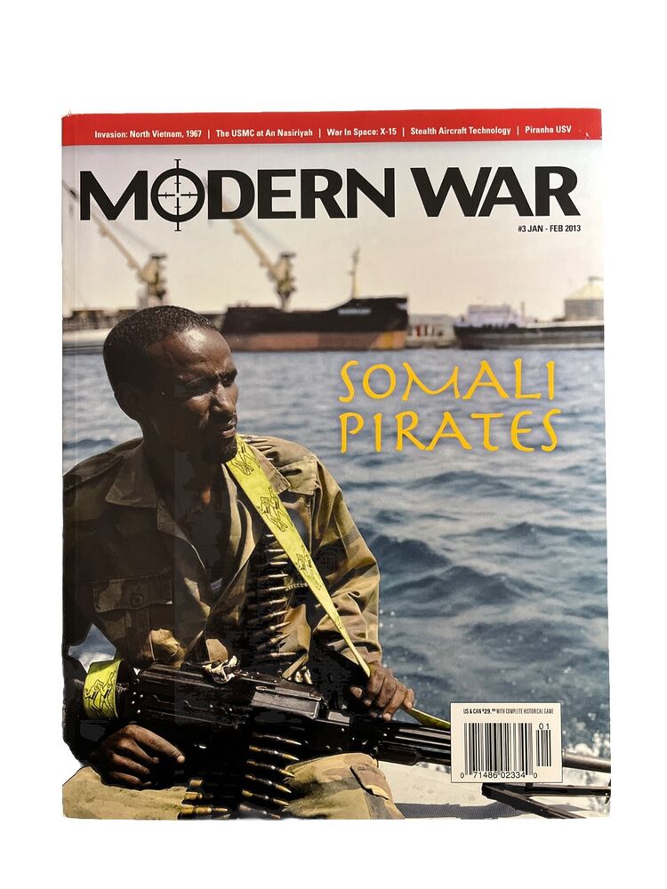 Modern War Military History Magazine #3 With Board Game - Somali Pirates