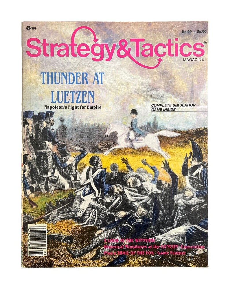 Vintage Strategy & Tactics Historical Wargame Magazine #99 Thunder At Luetzen