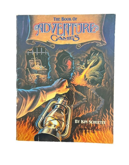 Vintage Collectable The Book of Adventure Games by Kim Schuette