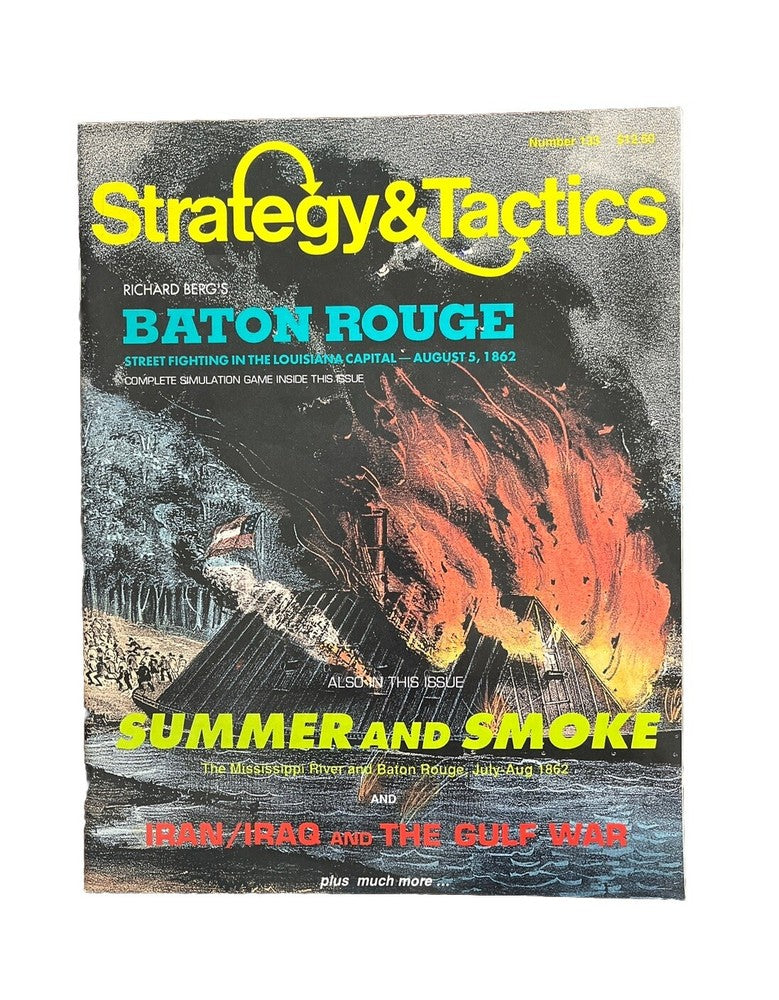 Strategy & Tactics Historical Combat Wargame Magazine #133 1990 Baton Rouge