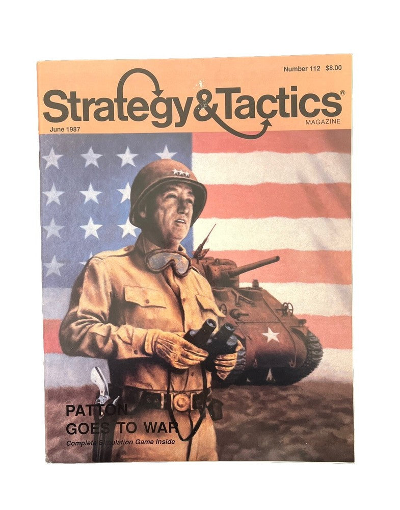 Vintage Strategy & Tactics Historical Wargame Magazine #112 Patton Goes To War
