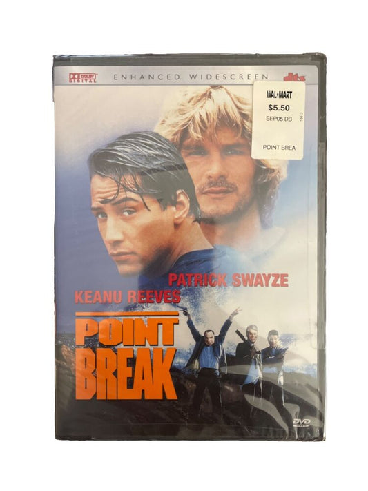 Vintage Collectable Adventure Movie Point Break (DVD, 2001) Swayze Reeves