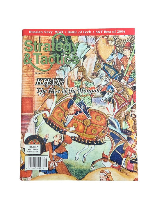 Strategy & Tactics Magazine #229 With War Game - KHAN: The Rise Of The Mongols