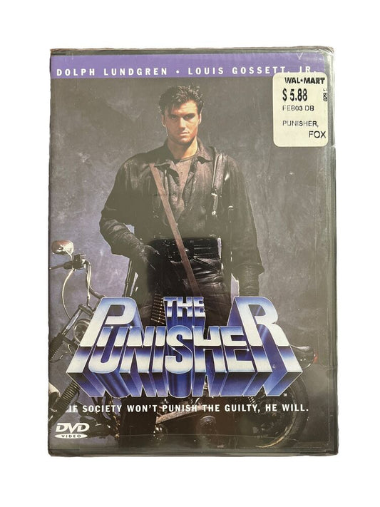 The Punisher DVD 1989 Movie Dolph Lundgren Marvel Comics Louis Gossett Jr Action