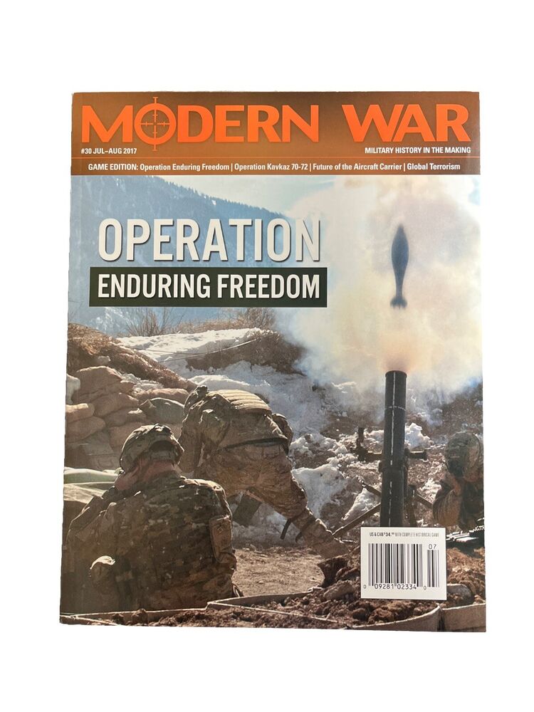 Modern War Magazine #30 With Historical Board Game - OPERATION ENDURING FREEDOM
