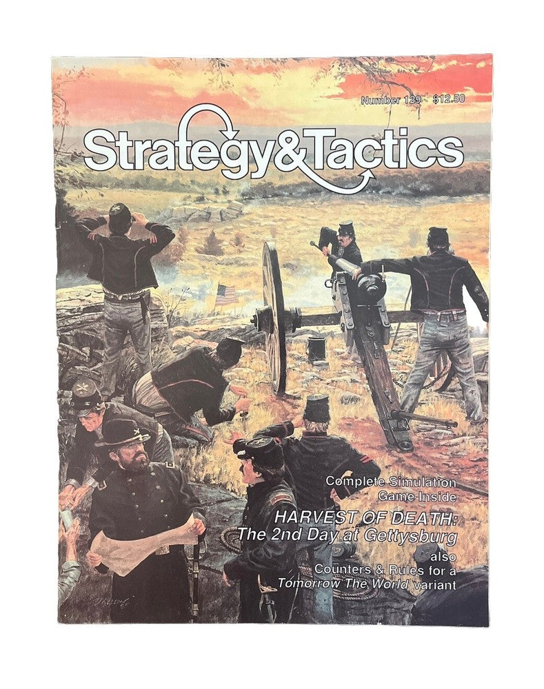 Strategy & Tactics Magazine #129 Harvest Of Death: The 2nd Day At Gettysburg