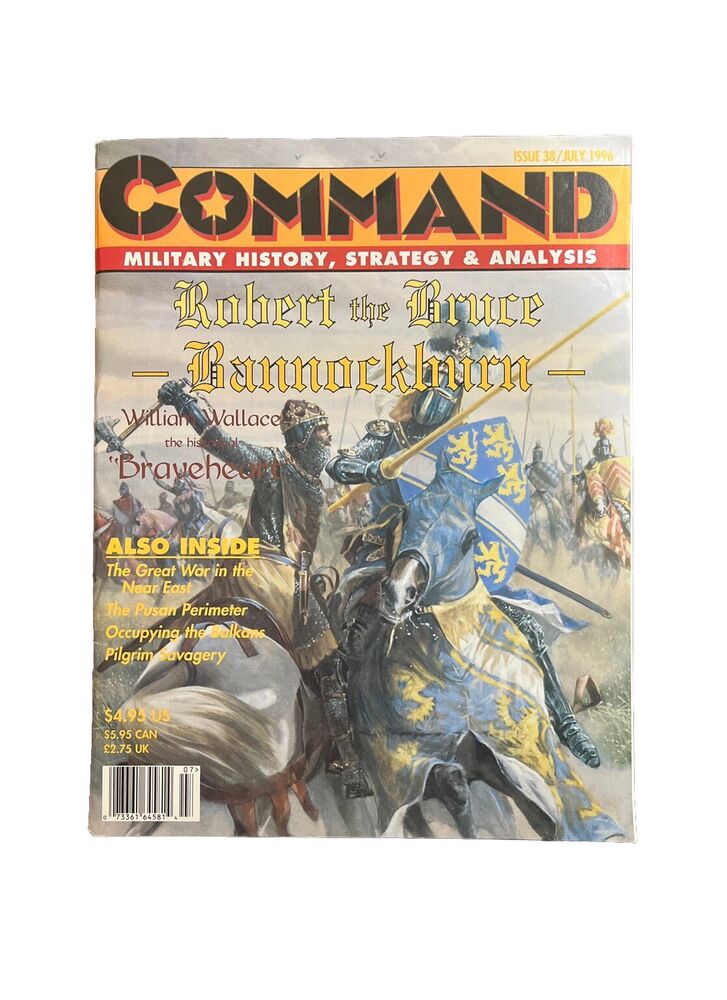 XTR Collectable Command Magazine #38 July 1996 - Robert The Bruce Bannockburn