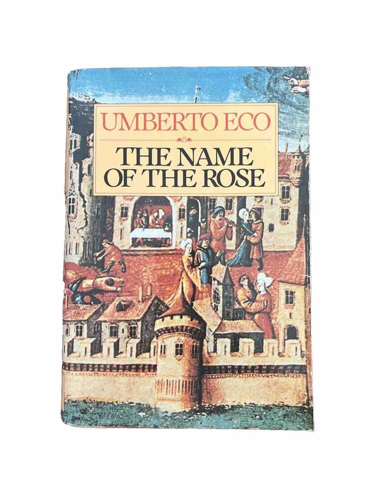 Umberto Eco, The Name of the Rose, hardcover (1983)