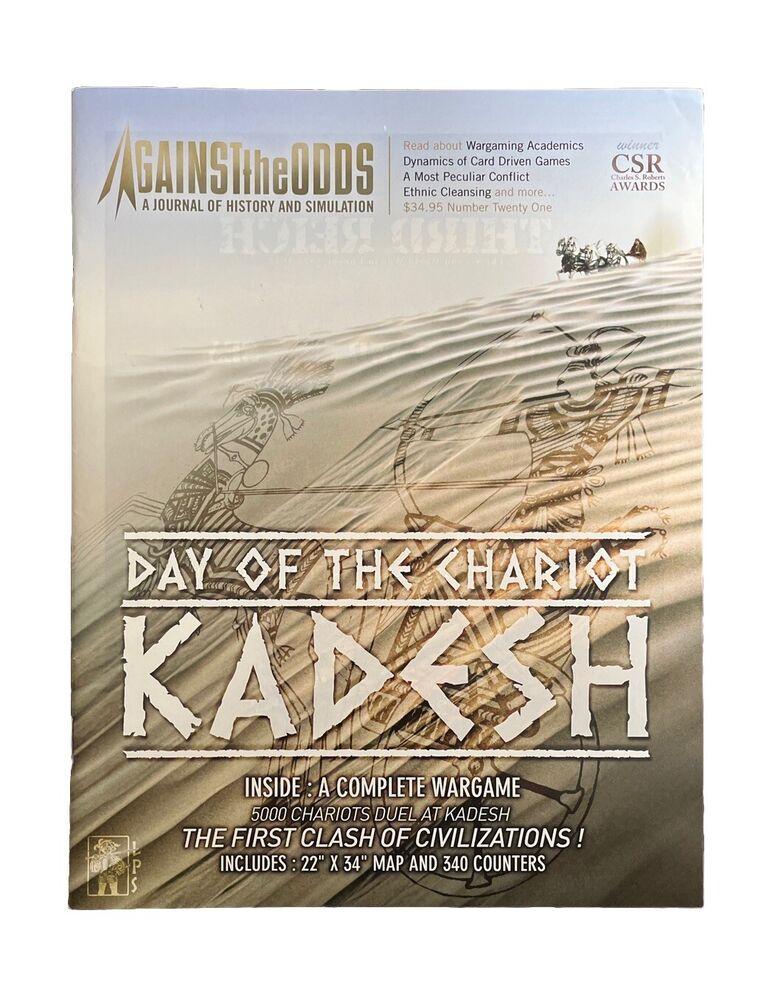 Against the Odds Magazine #21 With Military Wargame -Day of the Chariot - Kadesh