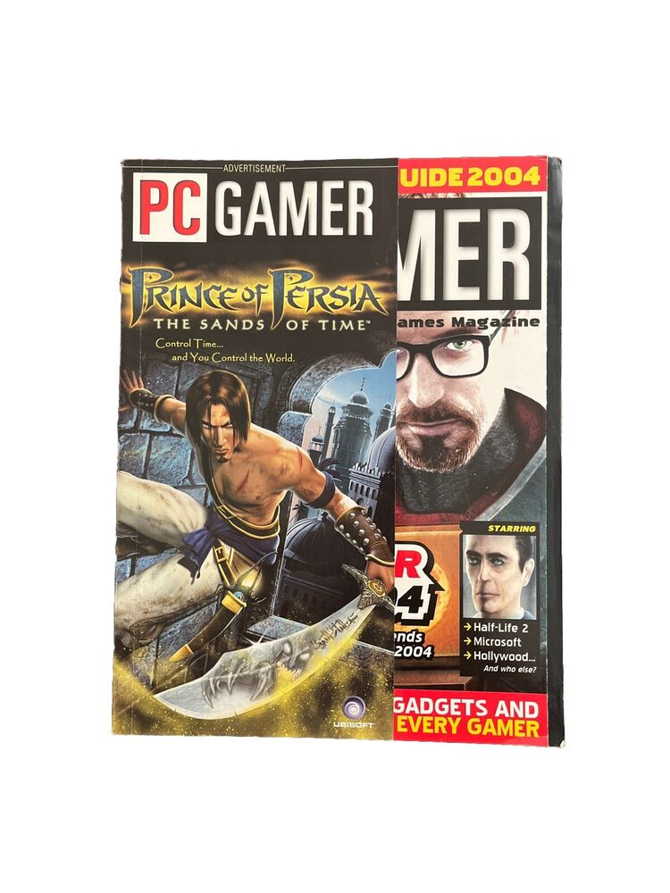 2003 Holiday #118 PC gamer Antique Video Game Magazine The PC Gamer IT List 2004