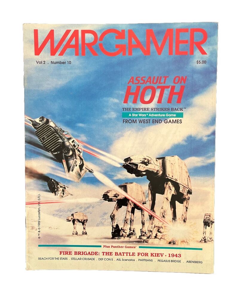 The Vintage Wargamer Magazine By 3W Vol. 2 No. 10 Jan-Feb 1989 - Assault On HOTH