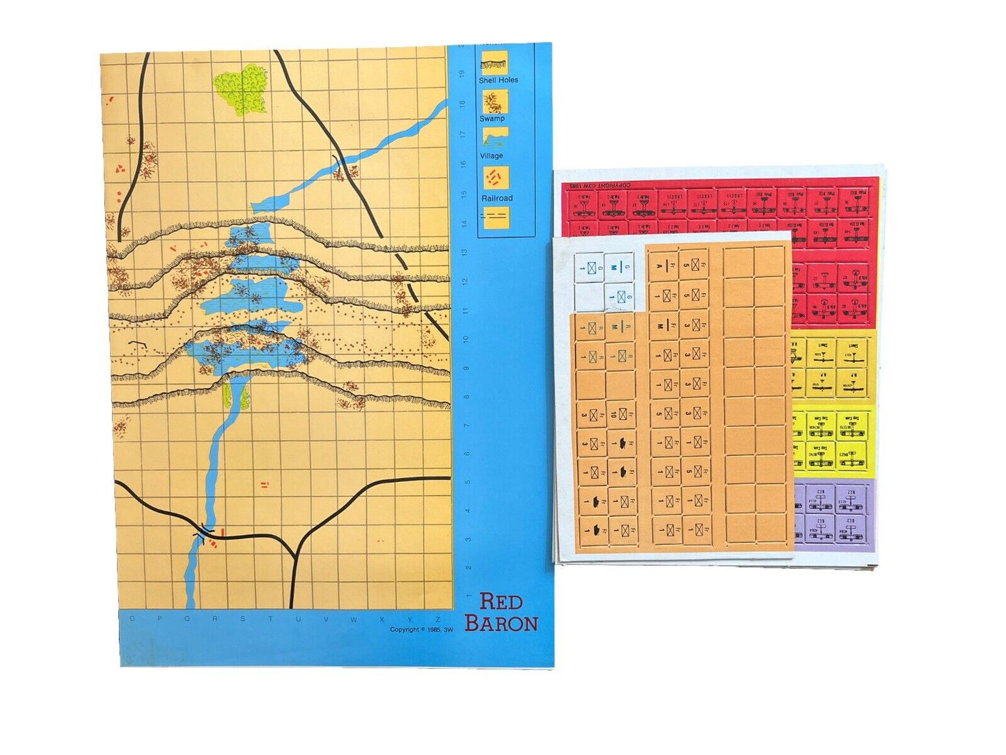 Vintage Strategy & Tactics Military History WarGame Magazine #48 Red Baron