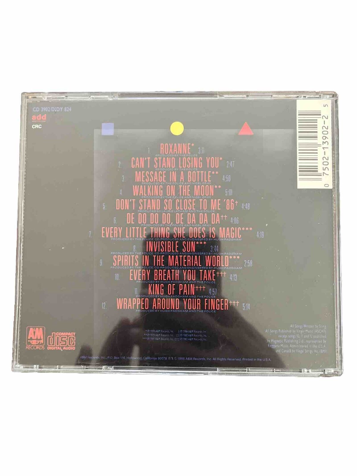 Every Breath You Take - Audio CD By The Police
