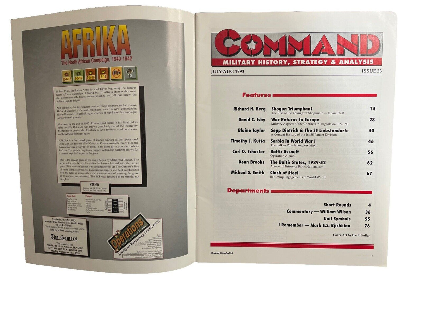 XTR Collectable Command Military History Magazine #23 1993 - Shogun Triumphant