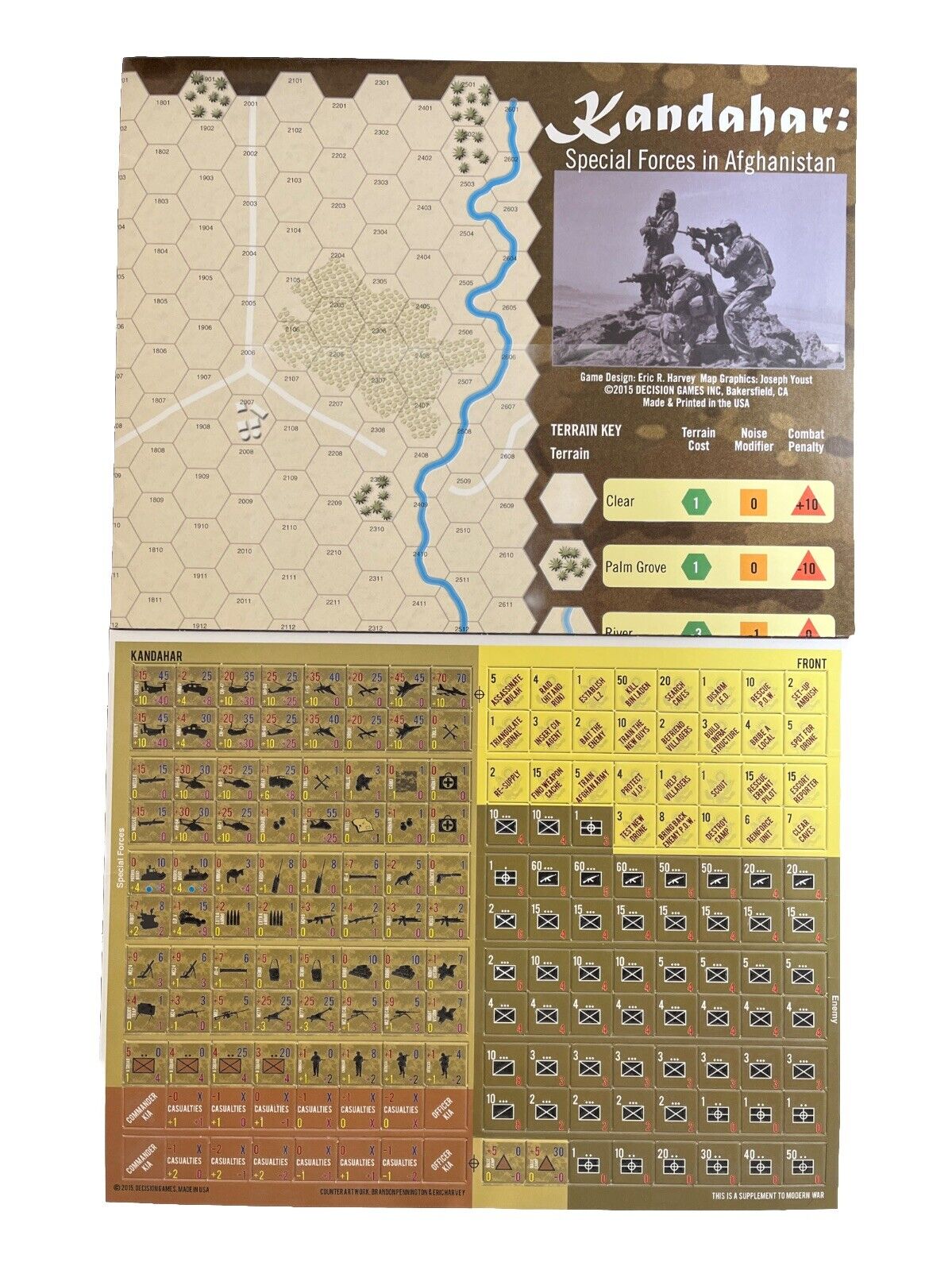 Modern War Magazine #21 With Historical War Board Game - Struggle For Kandahar