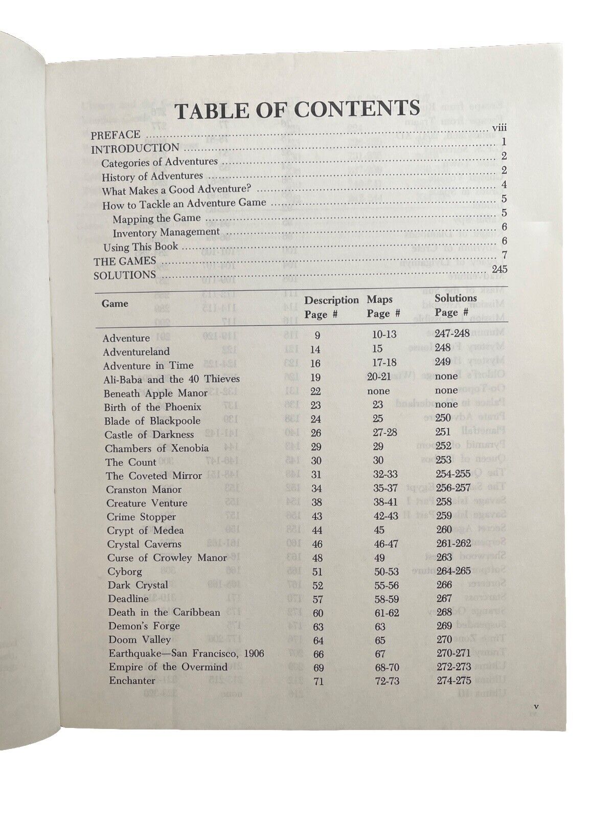 Vintage Collectable The Book of Adventure Games by Kim Schuette