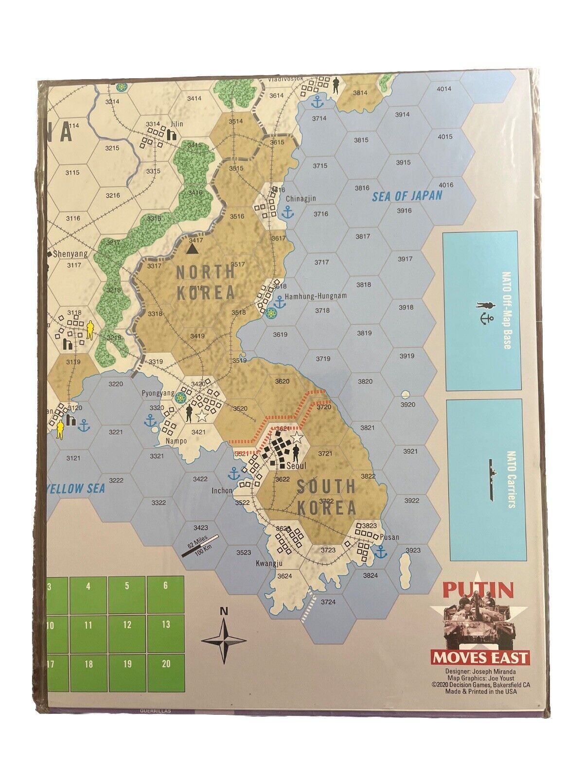 Decision Games Modern War Magazine With Complete Game #50 - Putin Moves East