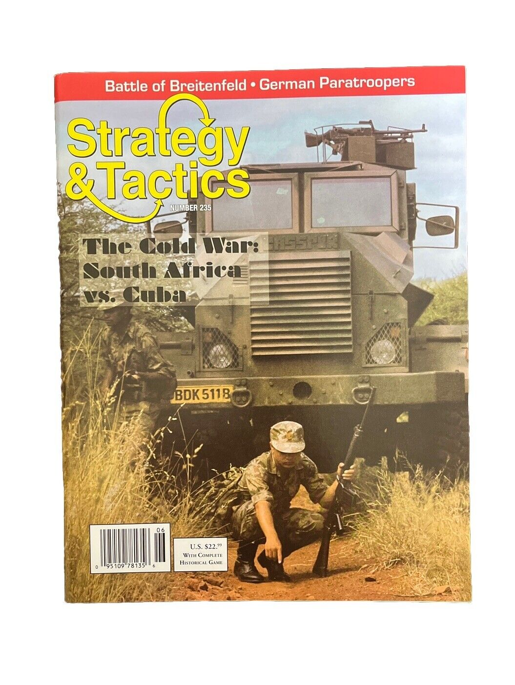 Strategy & Tactics Mag #235 With Board Game The Cold War: South Africa VS. Cuba