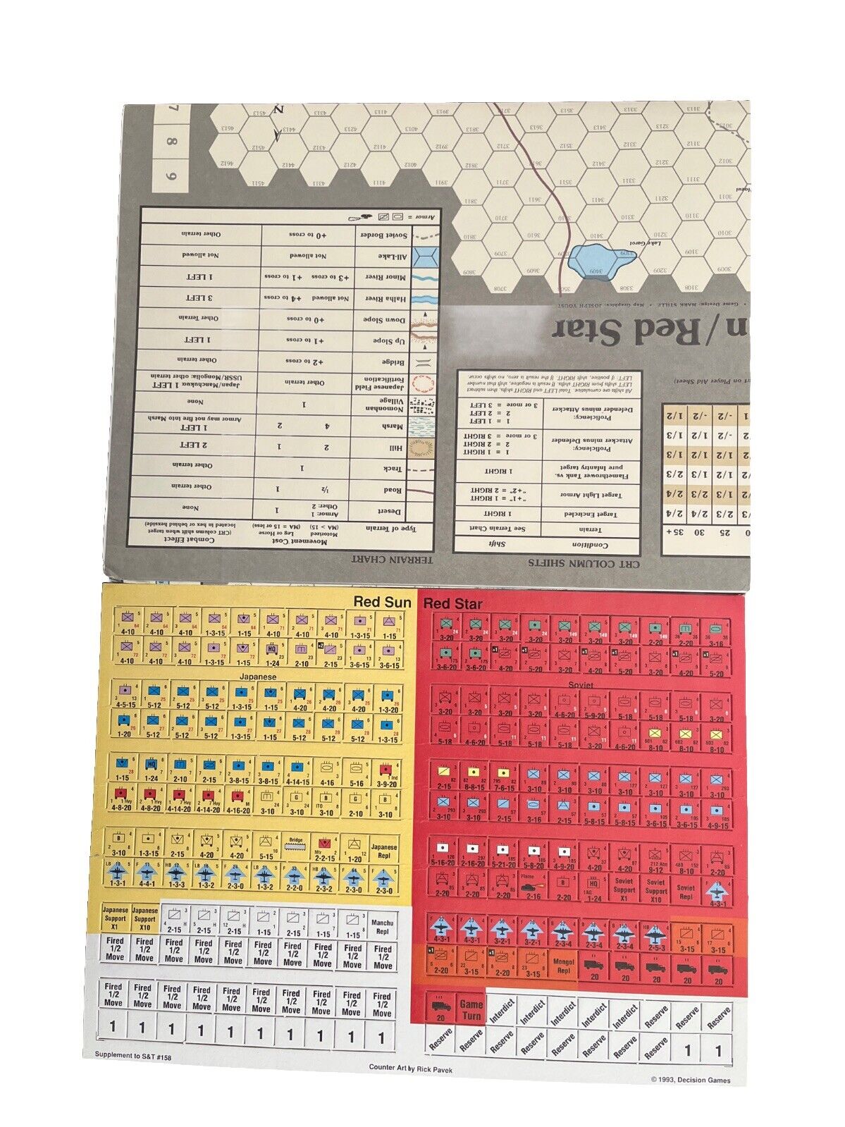 Strategy & Tactics Magazine #158 Red Sun/Red Star: The Nomonhan Campaign 1939