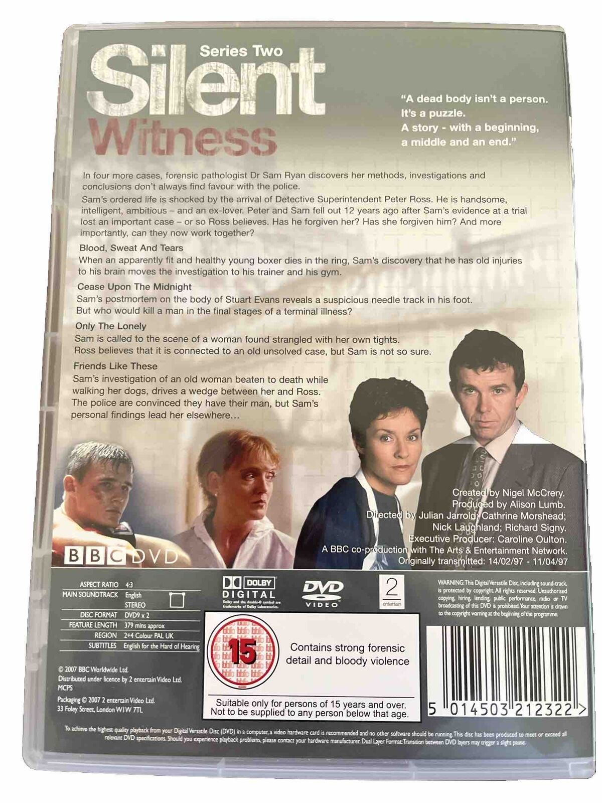 BBC SILENT WITNESS SERIES TWO DVD AMANDA BURTON British Crime Drama Region 2 4
