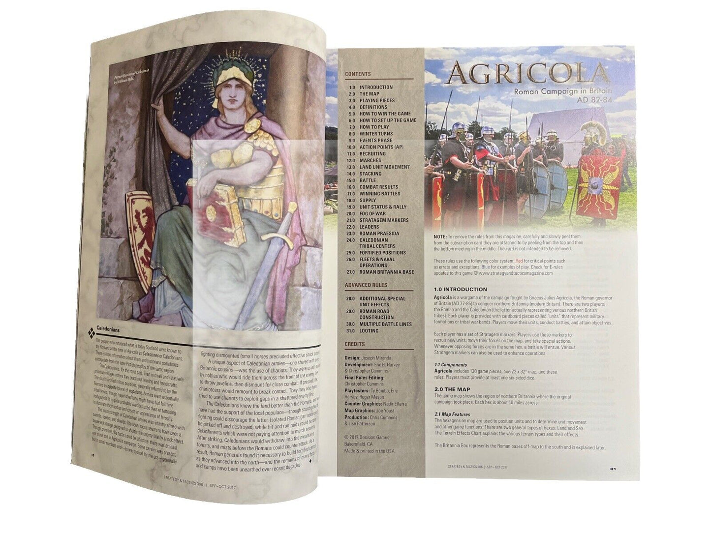 Strategy & Tactics War Games Magazine #306 With Historical Board Game - Agricola