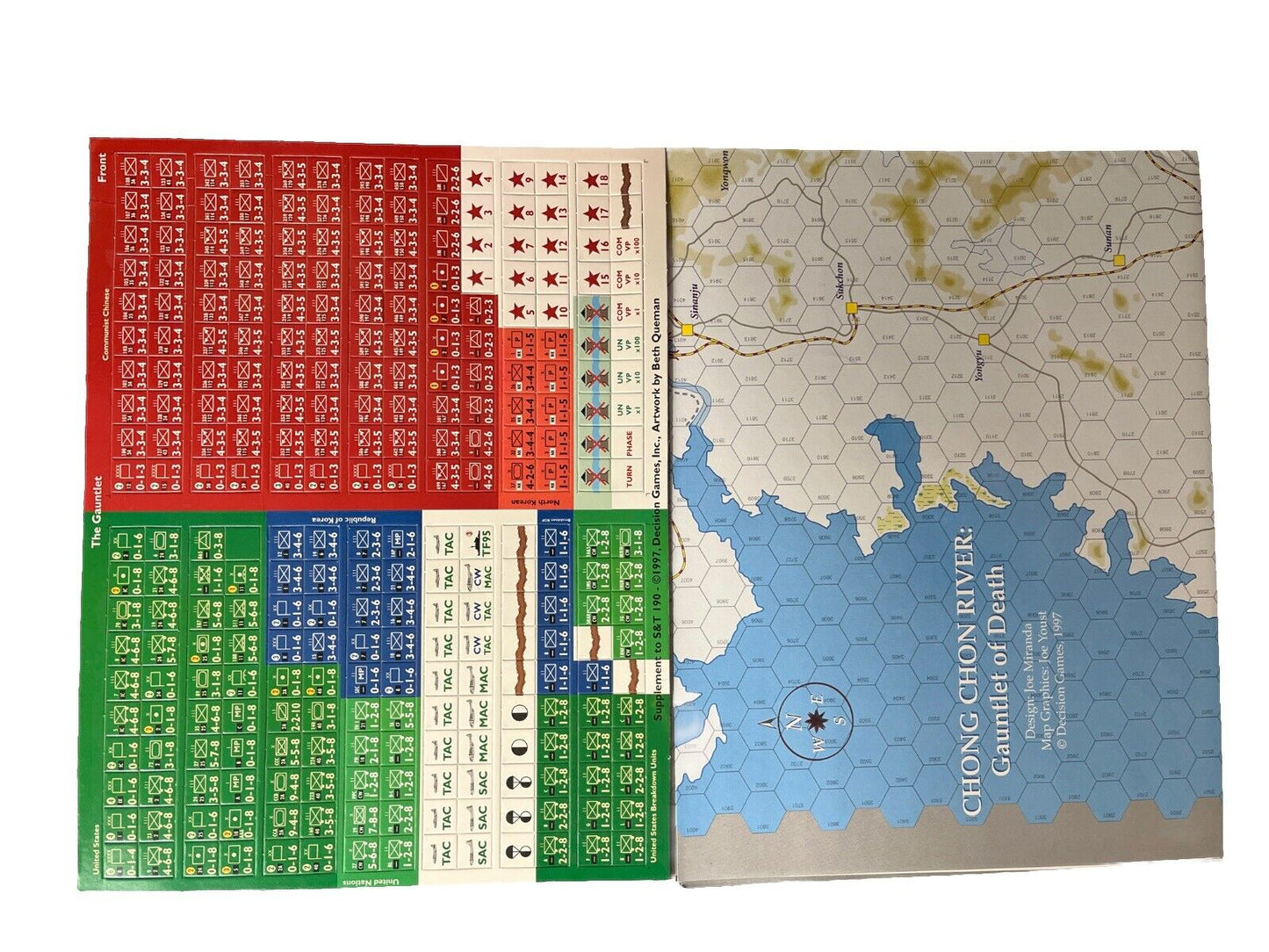 Strategy&Tactics Wargame Magazine #190 The Gauntlet The Battle Of Chongchon 1950