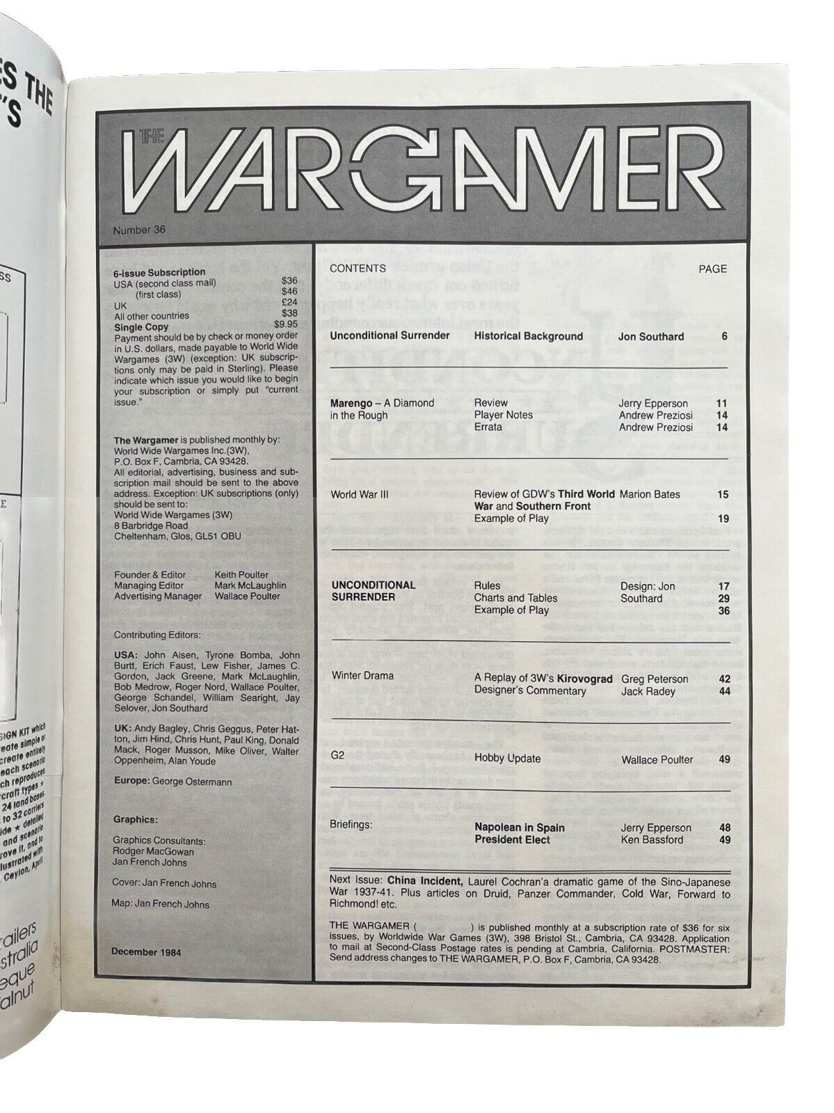 The Wargamer Military History Collectable Magazine #36 Unconditional Surrender