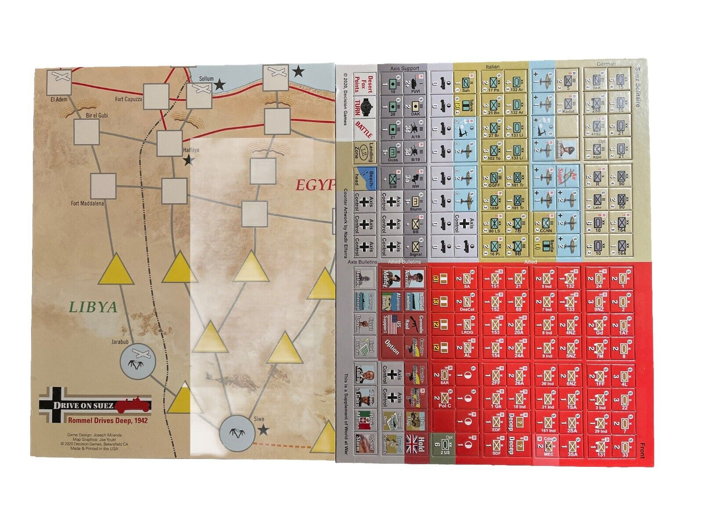 World At War Magazine #78 With Historical Military War Game - Drive On Suez