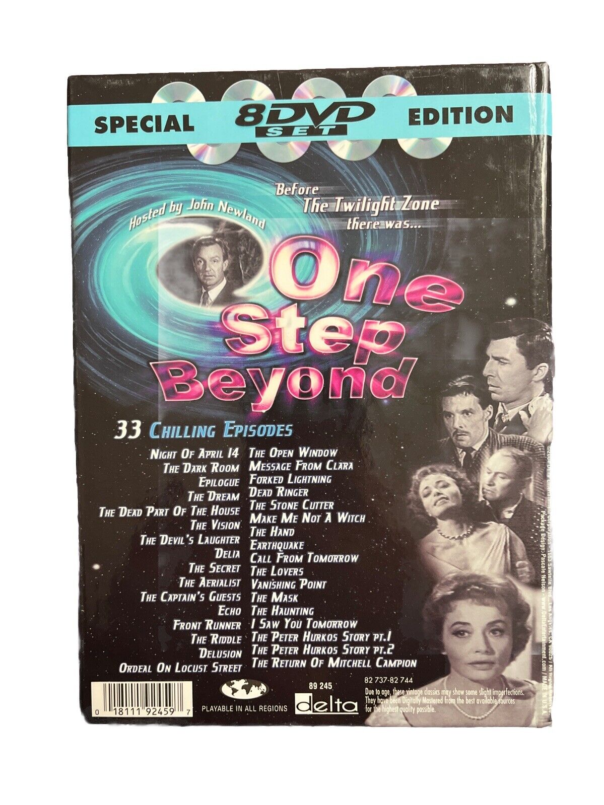 Vintage Mysteries TV Show One Step Beyond - 8 DVD Boxed Set (DVD, 2005, 8-Disc)