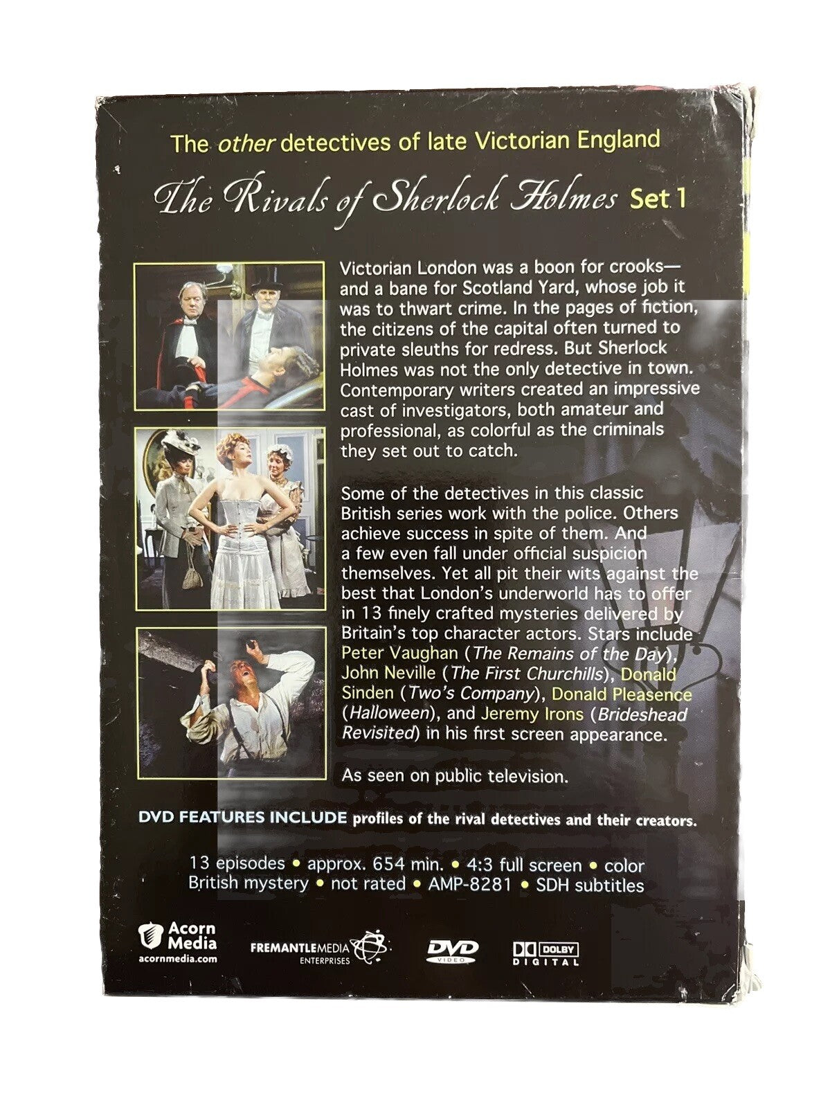 The Rivals of Sherlock Holmes - Set 1 - Classic British Mysteries 4 DVD Set