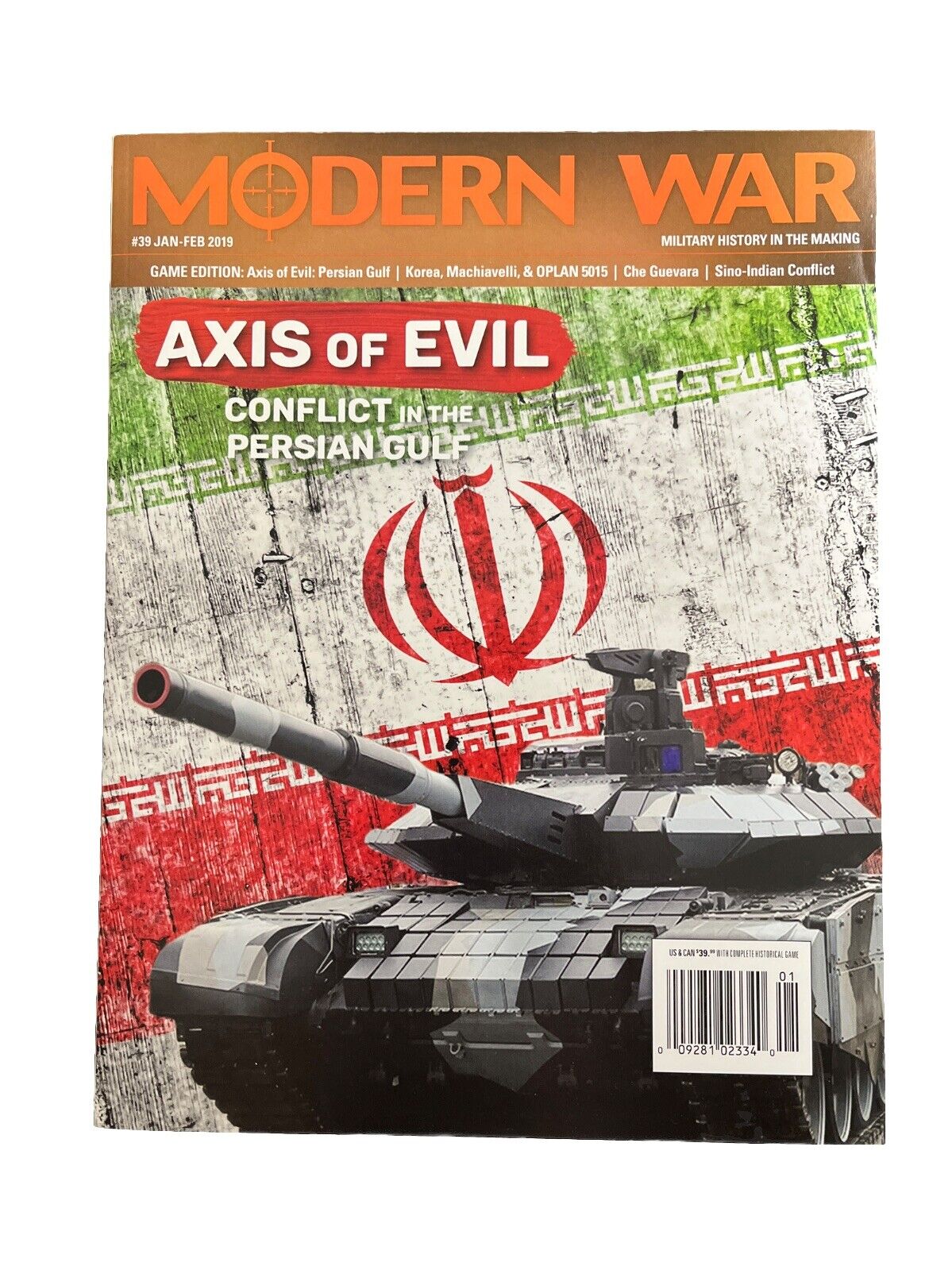 Modern War Magazine #39 With Military Historical Board Game - Axis Of Evil