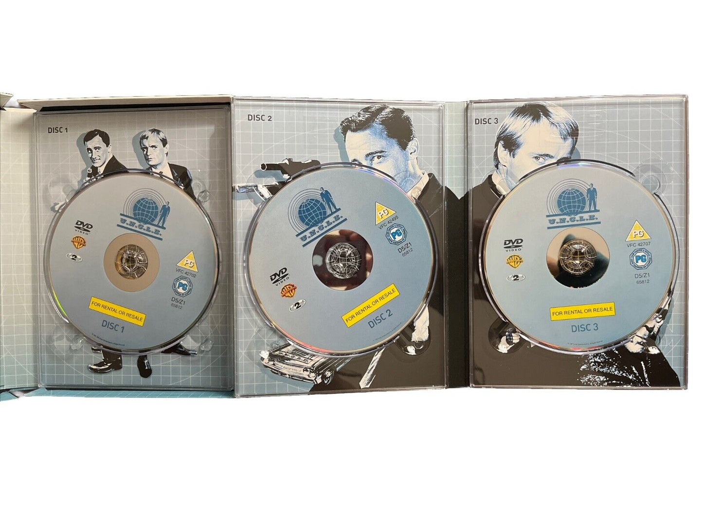 Collectable Classic Spy Movies THE MAN FROM U.N.C.L.E. 3 DISC 5 FILM BOXSET